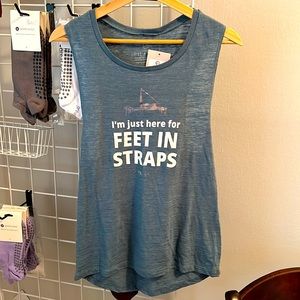 Pilates tank by Pilatay with sold out foil decal!